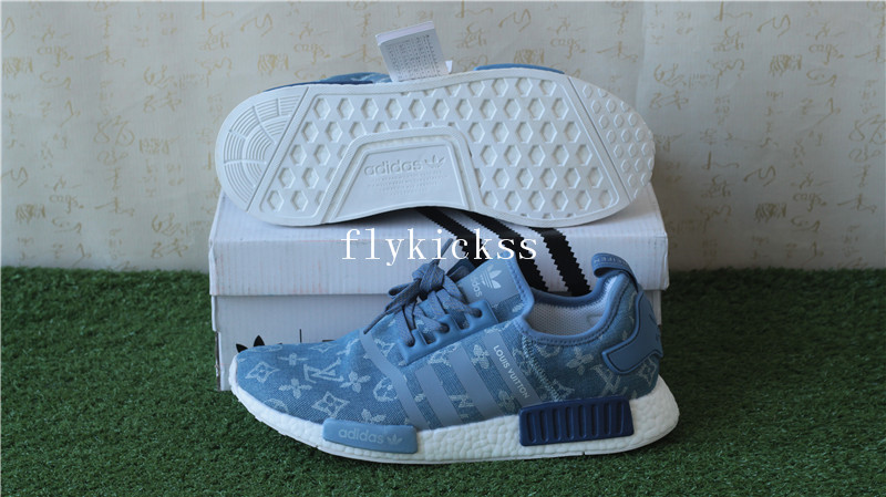 LVS x Adidas NMD R1 Denim Blue Real boost